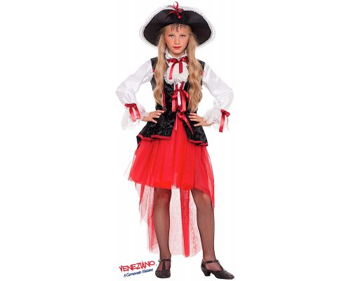 Costume di carnevale PIRATESSA PRESTIGE